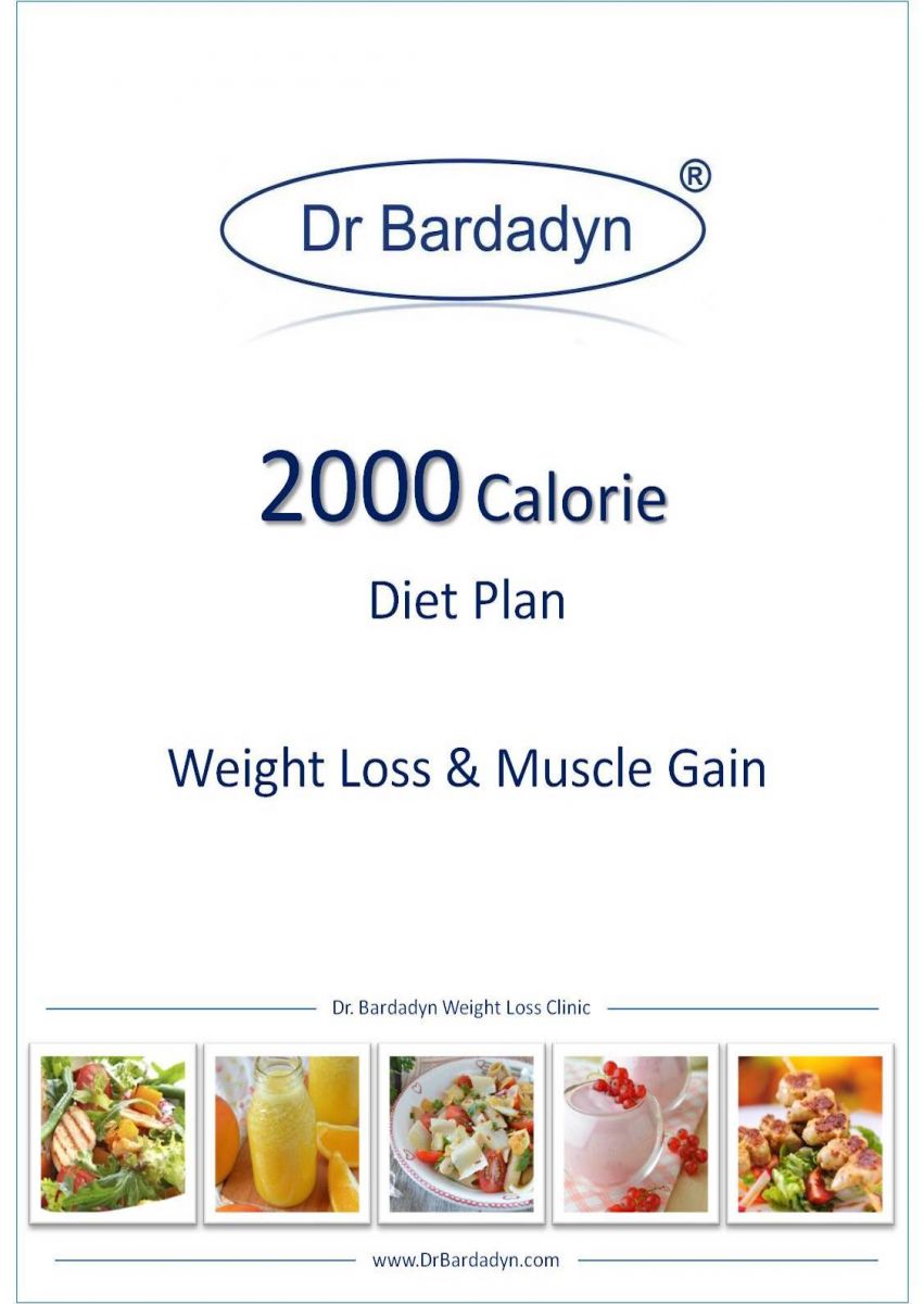 2000 calorie diet plan - weight loss & muscle gain